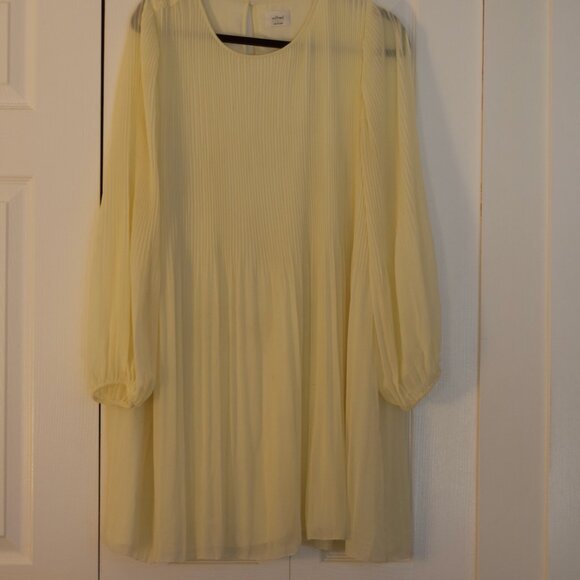Wilfred Butter Yellow Daydreamer Mini Dress - Picture 1 of 7